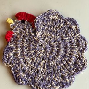 1 New Chicken Rooster pot Holder / Trivet 2 for $25.00 Bundle